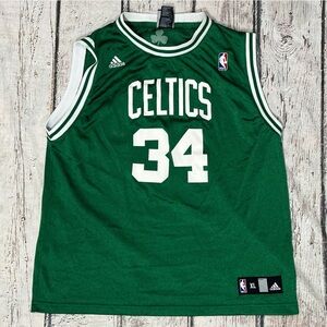 Boston Celtics Paul Pierce Boys Kids Youth NBA Basketball Adidas Green Jersey